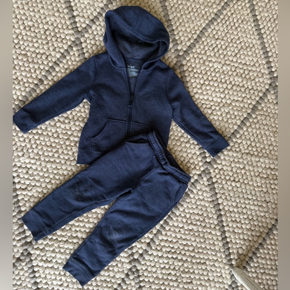 Cat & Jack Navy Blue Kids Jogger Set